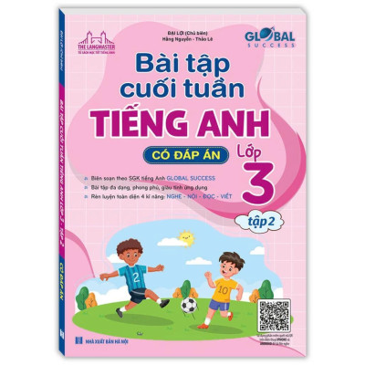 Sách - Global Success - Bài Tập Cuối Tuần Tiếng Anh Lớp 3 - Có Đáp Án - Combo 2 Tập - Minh Thắng