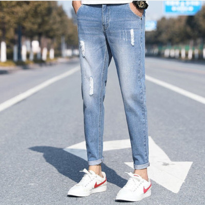 Quần Jean Nam body phong cách Hàn Quốc - Tặng dây chyền thời trang