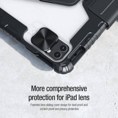 Bao da cho Pad Gen 10 2022 10.9 inch kèm kệ xoay 360 Nillkin Bumper SnapSafe Magnetic - Hàng chính hãng