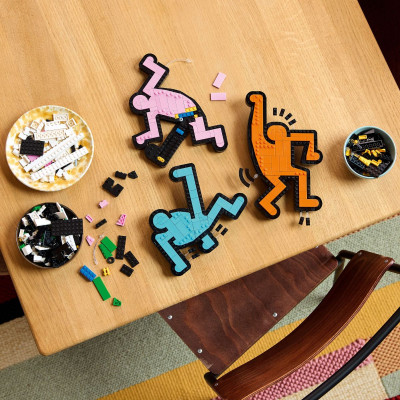 LEGO ART 31216 Đồ Chơi Lắp Ráp Nhân Vật Nhảy Múa Của Keith Haring (1773 chi tiết)