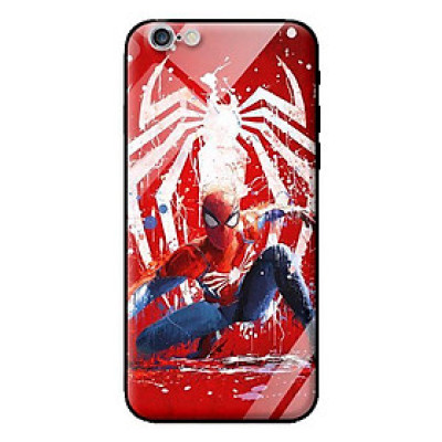 Ốp lưng kính cường lực cho iPhone 6S Người Nhện - Hàng chính hãng