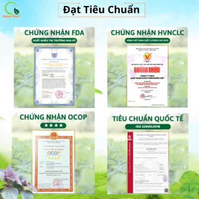 Bột Rau Má Đậu Xanh Quảng Thanh Hộp 180g ( 15g*12gói) - Mát gan, detox, giảm mụn, giảm cân, giải nhiệt cơ thể