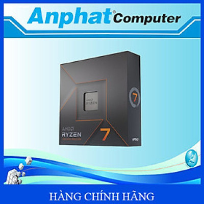 Bộ vi xử lý CPU AMD Ryzen 7 7700X ( 4.5GHz Boost 5.4GHz / 8 nhân 16 luồng / 40MB / AM5) – Hàng Chính Hãng