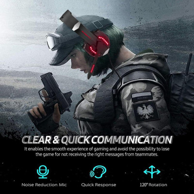 Tai nghe chơi game Python Fly G9000pro với khả năng cách ly tiếng ồn 120 độ Bộ điều khiển có thể điều chỉnh Mic 40mm Khả năng tương thích rộng