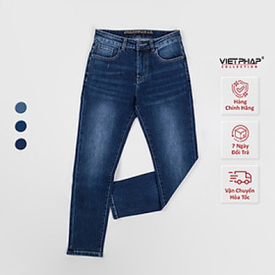 (BIG SALE) Quần  Jeans Nam VIỆT PHÁP/ Chất Cotton Cao Cấp , độ bền màu cao 3615