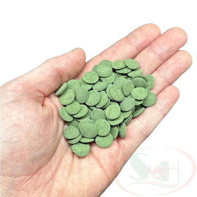 Thức ăn cá Dr+ Premium Spirulina Wafers viên tảo chìm tầng đáy bể cá tép thủy sinh