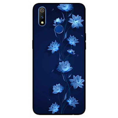 Ốp lưng in cho Realme 3 Mẫu Sen Xanh