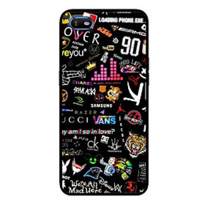 Ốp Lưng in cho Oppo A1K Mẫu Họa Tiết Thương Hiệu - Hàng Chính Hãng