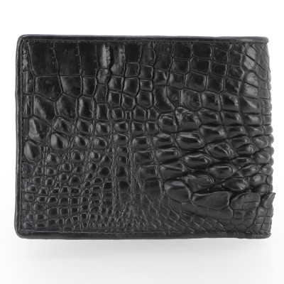 HT2232-33-34-35 - Ví nam Huy Hoàng da cá sấu gù chân màu đen, nâu đỏ, vàng bò, nâu đất