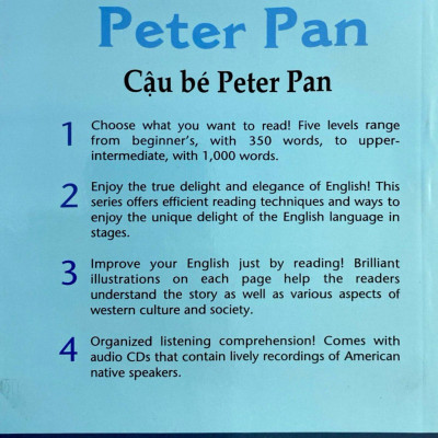 Happy Reader - Cậu Bé Peter Pan + 1Cd (Tái Bản)