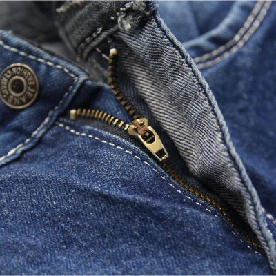 Quần short jean nam xanh cào xước Q37