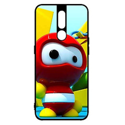 Ốp Lưng in cho Oppo F11 Pro Mẫu Robot Vui Nhộn - Hàng Chính Hãng