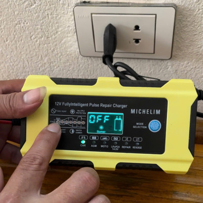 Sạc Ắc Quy Michel 12V-100Ah Cao Cấp Công Nghệ Đức: Sạc 7 Giai Đoạn, Khử Sunfat Tự Động