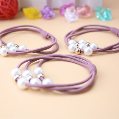 Đồ buộc tóc xinh xắn, 5 chun buộc tóc đính hạt nhiều màu cực đẹp SC24