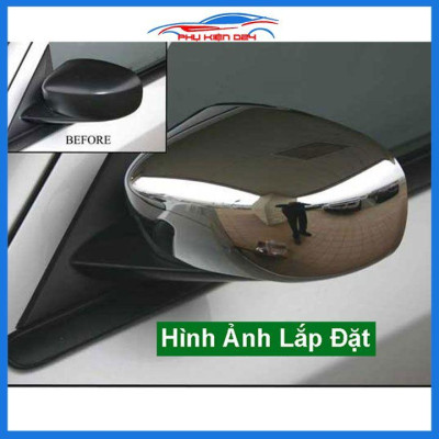 Ốp gương Ertiga 2019-2020-2021-2022 mạ crom bảo vệ chống trầy trang trí làm đẹp xe