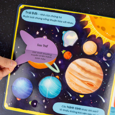 Sách Lift The Flap - Lật Mở Khám Phá - Vũ Trụ Siêu Đẳng