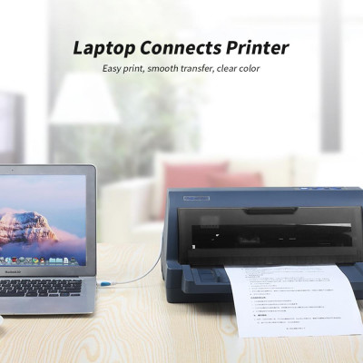  Cáp máy in VENTION USB2.0 Male to Male 10m / 32.8ft cho HP / Canon / Epson (Đen) - Đen - 10m