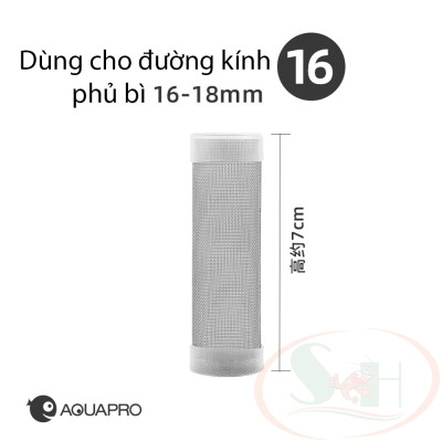 Bịt tép inox Aquapro Shrimp Guard 12 / 16 / 23 / 25 mm chống hút cá con bể thủy sinh cảnh