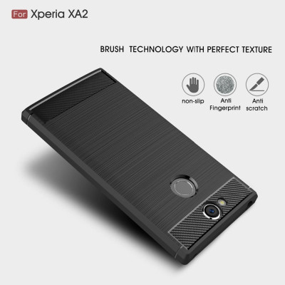 Ốp lưng chống sốc cho Sony Xperia XA2 hiệu Likgus (chuẩn quân đội, chống va đập, chống vân tay) - Hàng nhập khẩu
