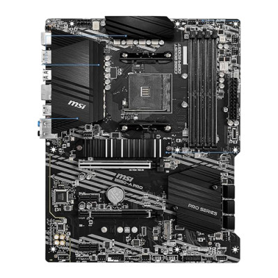 Bo mạch chủ Main MSI B550-A PRO Socket AM4 - Hàng Chính Hãng