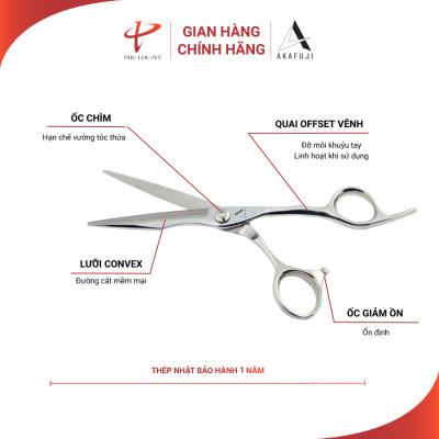 Kéo cắt tóc VIKO EA2-603 (size 6.0 inches)- Hàng chính hãng