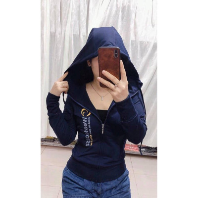 Áo khoát da cá phối chữ dọc cực chuẩn cực chuẩn-A2034