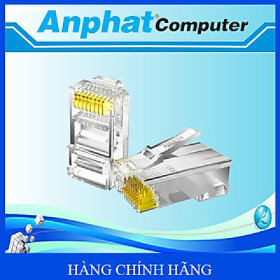 Đầu bấm mạng Cat 5e UTP TENDA TEH5E510 Mạ vàng 24k - Hàng Chính Hãng