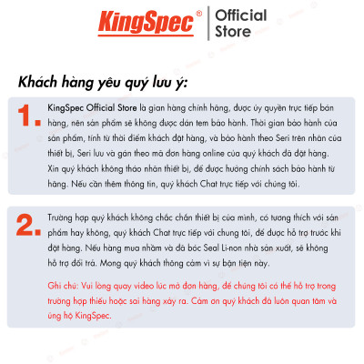 Ổ cứng SSD KingSpec 256GB M2 cài sẵn Win 10 / 256G PCIe NVMe - Hàng Chính Hãng