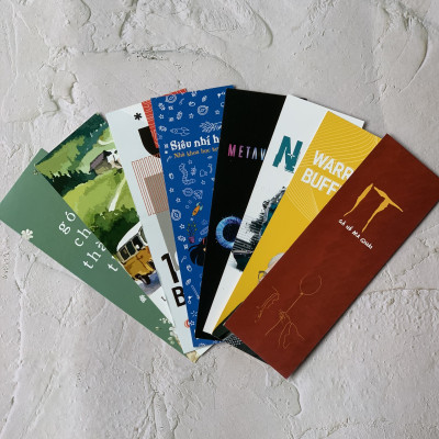 Bookmark kẹp sách giấy cứng