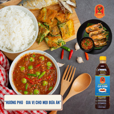Nước chấm cá cơm Hương Phú 7 độ đạm 1000ML