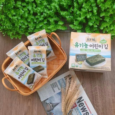 Rong biển hữu cơ cho bé -  Alvins (Hàn Quốc)