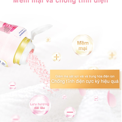 Hạt Xả Thơm Quần Áo Arfum Lưu Hương Tới 16 Tuần, Làm Mềm Vải Và Chống Tĩnh Điện (250gr/Chai)