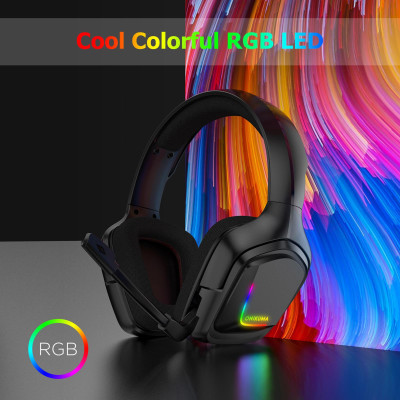 Tai nghe chơi game có dây 3,5 mm âm thanh vòm thể thao điện tử có mic điều khiển âm lượng ONIKUMA K20