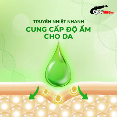 Gel bôi trơn hậu môn tinh chất lô hội - Shell Supermen Aloe Vera - Chai 90ml