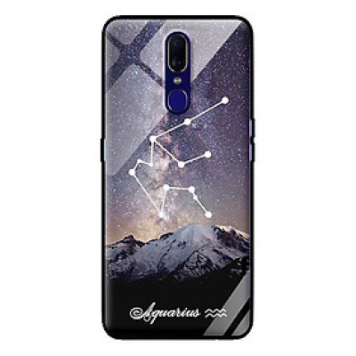 Ốp kính 12 cung Hoàng Đạo cho Oppo F11 Aquarius - Hàng chính hãng