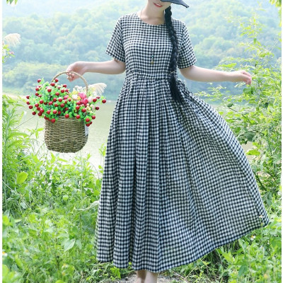 Đầm sơ mi Haint Boutique form rộng kẻ sọc kèm dây thắt eo da159