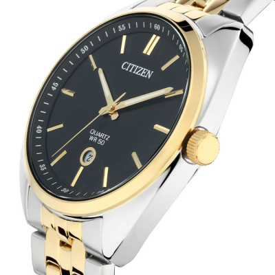 Đồng Hồ Nam Citizen Dây Thép Không Gỉ BI5094-59E - Mặt Đen