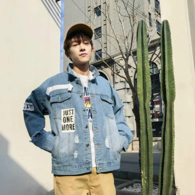 Áo khoát jean nam đẹp Just one more cực chuẩn siêu chất-A3123
