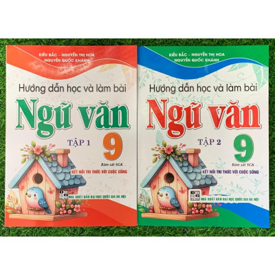 Combo Hướng Dẫn Học Ngữ Văn 9 + Hướng Dẫn Học Và Phương Pháp Giải Toán 9 (Bám Sát SGK Kết Nối) (Bộ 4 Cuốn) - HA