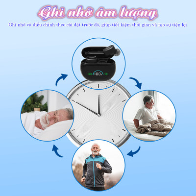 Máy trợ thính không dây Funmic EN-IA006A Có hộp sạc hiện đại