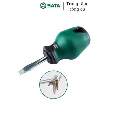 Tuốc nơ vít dẹp, tô vít 6x38mm sata 63411 - Hàng chính hãng