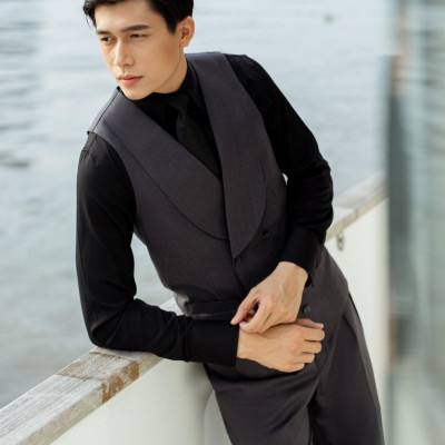 [MAY ĐO] ÁO GHI LÊ THE SUITS HOUSE, CHẤT LIỆU VẢI CAO CẤP