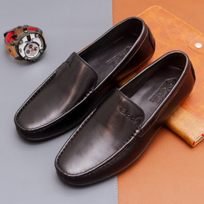 Giày lười da nam ORSIL mã  LF-AT01 2 màu đen và nâu