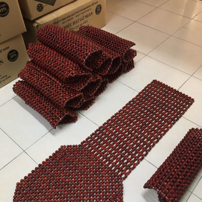 Đệm Lót Ghế Xe Ô Tô Hạt Gỗ ( video , hình thật )