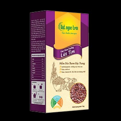 Gạo Hạt Ngọc Trời Lứt Tím 1Kg
