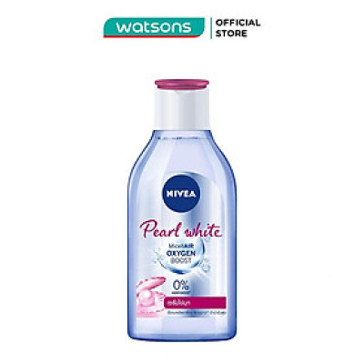 Nước Tẩy Trang Nivea Pearl White Tính Chất Ngọc Trai Sáng Da Dành Cho Da Thường Và Khô 400ml