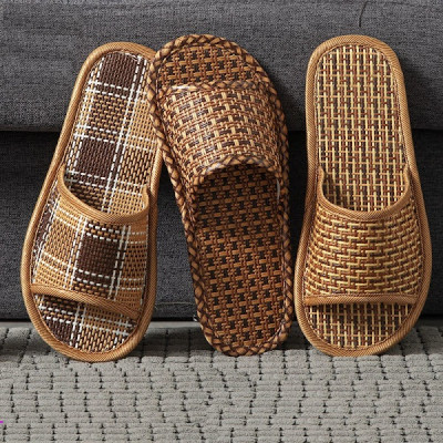 Dép cói, mây đan đế chống trượt đi trong nhà, trong văn phòng, trong khách sạn , large size (38-39&39-40&40-41), màu săc họa tiết giao ngẫu nhiên