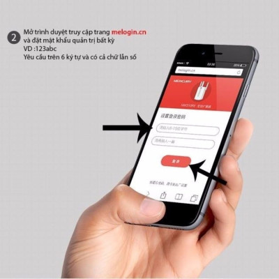 Bộ thiết bị kích sóng wifi 3 râu MERCURY - Hàng Nhập Khẩu