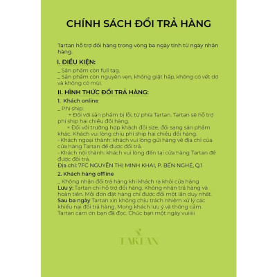 Quần Dài Họa Tiết TARTAN - 