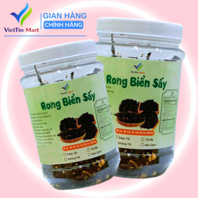 Combo 6 Hũ Rong Biển Cháy Tỏi Viettin Mart 70G